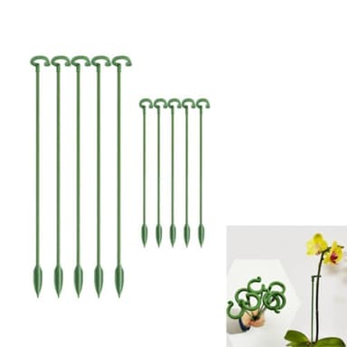 3st 58 cm växtstöd blomma växt Enkelstam glasfiberstöd stödstav