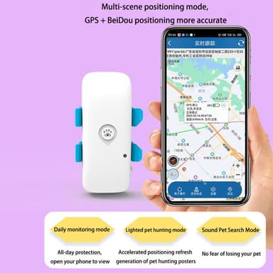 4G Petposition GPS Tracker IP67 vattentät Hund Katt Lokaliserare