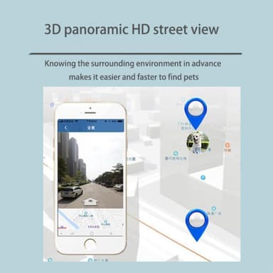 4G Petposition GPS Tracker IP67 vattentät Hund Katt Lokaliserare