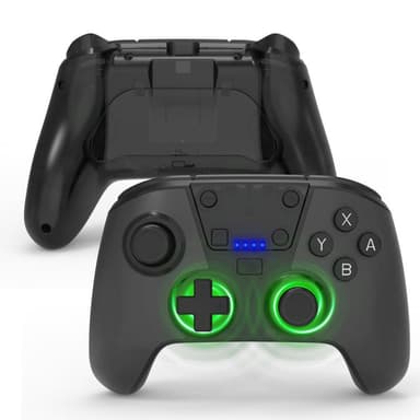 Trådlös spelkontroll kompatibel med Nintendo Switch/Lite/OLED/PC/Steam Deck