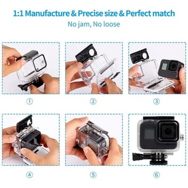 54-i-1 tillbehör för GoPro Hero 12 11 10 9 Massor av bra grejer