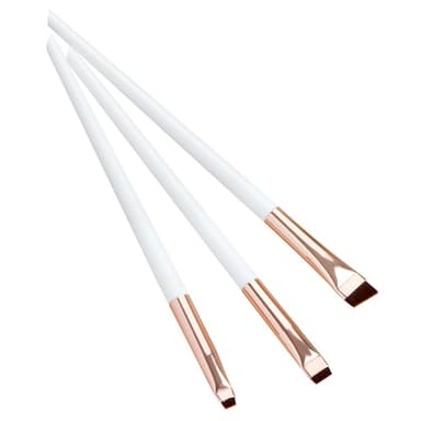 3st Makeup Borstar Ögonskugga Eyeliner Ögonbryn Makeup - Vit+Guld
