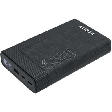 Celly PowerBank 20.000 mAh 65W PD Svart