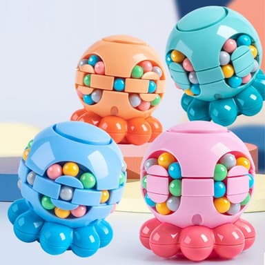 Magic Bean Fidget Toy Pussel-leksak Bläckfisk Stressavlastning