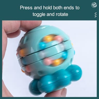 Magic Bean Fidget Toy Pussel-leksak Bläckfisk Stressavlastning