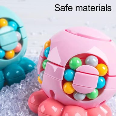Magic Bean Fidget Toy Pussel-leksak Bläckfisk Stressavlastning