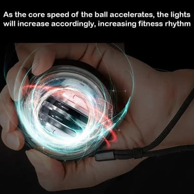 Träna Förstärka Handled Gyroskop Gyro Power Ball Fidget