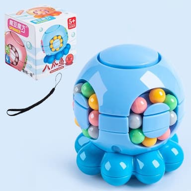 Magic Bean Fidget Toy Pussel-leksak Bläckfisk Stressavlastning