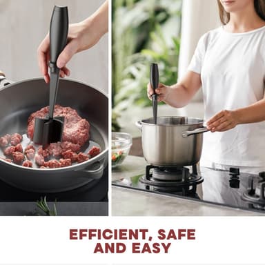 Hamburger Kötthacka Potatisstötare Kvarn Beef Smasher
