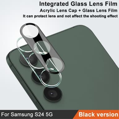 IMAK För Samsung Galaxy S24 kamera linsskydd härdat glas linsfilm