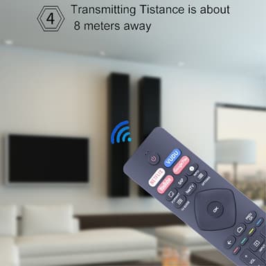 TV fjärrkontroll Ersättning för NH800UP / RF402A-V14 Philips TV