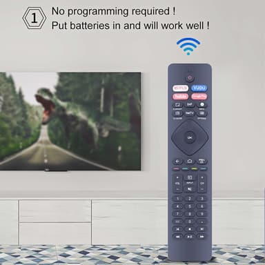 TV fjärrkontroll Ersättning för NH800UP / RF402A-V14 Philips TV