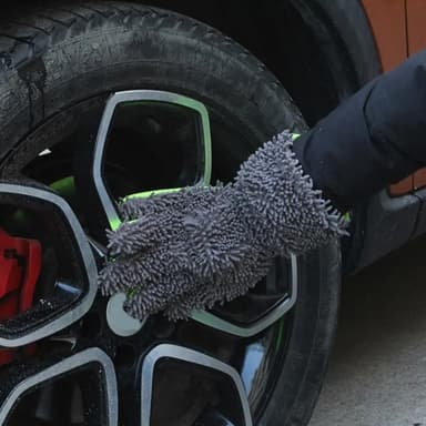 Tvätta bilen smidigt Handske Biltvätt Rengöra Bilen