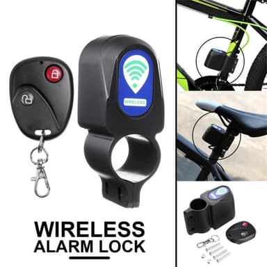 Stöldskydd Cykellås 105db Larm Säkerhetslås Cykel Cykellarm Siren