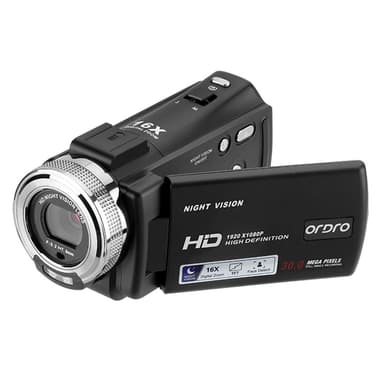 1080P Full HD Videokamera stöd Night Vision Vlogg Youtube Kamera