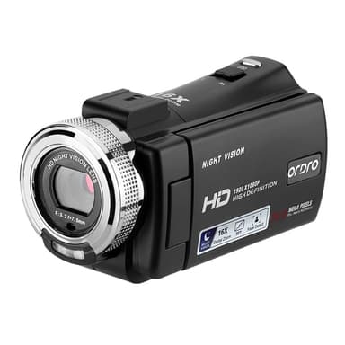 1080P Full HD Videokamera stöd Night Vision Vlogg Youtube Kamera