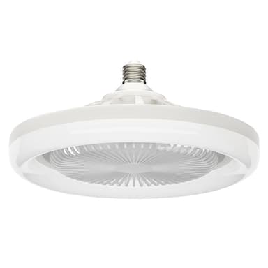 TakFläkt E27 Roterbar mini Fläkt Lampa med fjärrkontroll