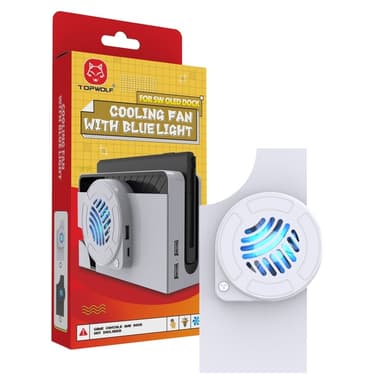 Kompatibel med Nintendo Switch OLED Dock Kylfläkt Back Cover Cooler
