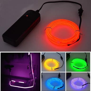 LED Strip för scooter bil motorcykel etc 3 ljuslägen - Lila