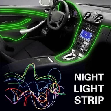 LED Strip för scooter bil motorcykel etc 3 ljuslägen - Lila