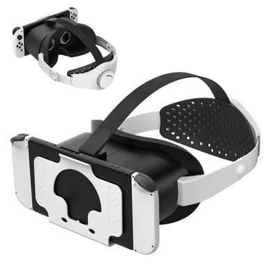 DEVASO kompatibel med Nintendo Switch VR-headset med justerbar huvudrem