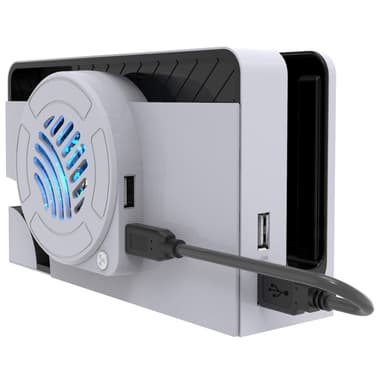Kompatibel med Nintendo Switch OLED Dock Kylfläkt Back Cover Cooler