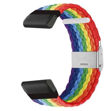 Flätat klockarmband Garmin Descent G2 - Pride