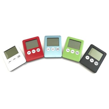 Tunn kökstimer Timer Stor Skärm Digital magnetisk nedräkning - LjusBlå