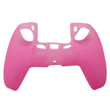 För Sony PlayStation 5 PS5 Silikonfodral Anti-Slip Skydd - Rosa