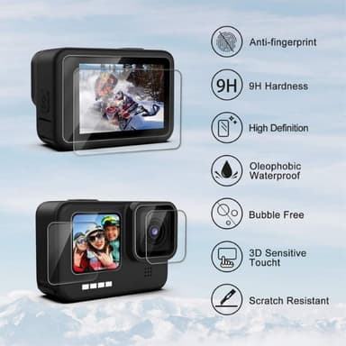 tillbehör för GoPro Hero 12 11 10 9 Många bra grejer