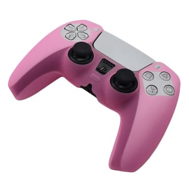 För Sony PlayStation 5 PS5 Silikonfodral Anti-Slip Skydd - Rosa