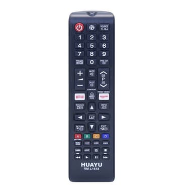 HUAYU TV fjärrkontroll Ersättning för RM-L1618 Samsung LCD TV