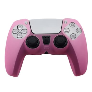 För Sony PlayStation 5 PS5 Silikonfodral Anti-Slip Skydd - Rosa