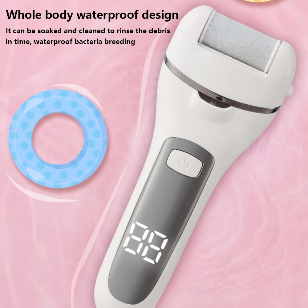 Elektrisk fotslip Foot callus Remover Pedikyr verktyg Fotvård