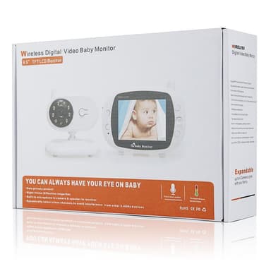 Trådlös Video Baby Monitor LCD med Skärm Night Vision SP850
