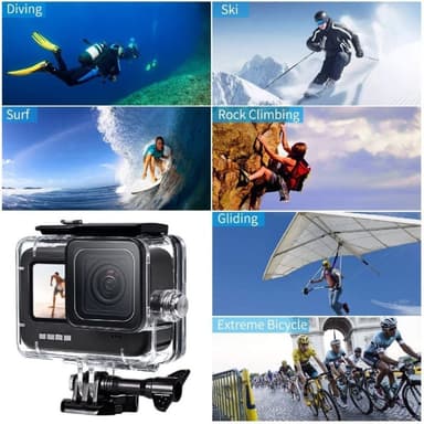tillbehör för GoPro Hero 12 11 10 9 Många bra grejer
