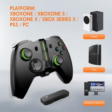 Gamepad Joystick trådlös spelkontroll för Xbox One PC Windows