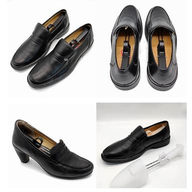 2st justerbar plastsko Skoblock Shoe Extender sko storlek - Kvinna