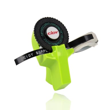etikettmaskin med 2 st 9 mm för Motex 3D skrivare etikett
