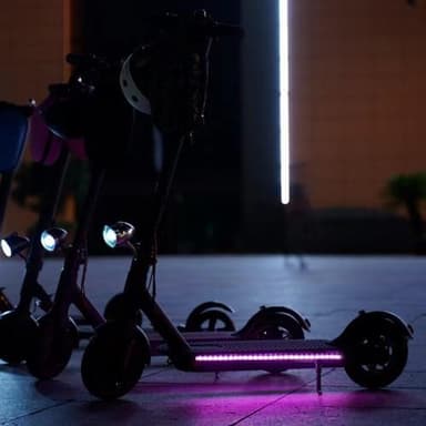 Xiaomi M365 skoter Hög ljusstark LED Strip Light Batteridriven färgglad ljusrep