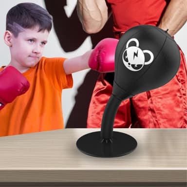 Boxningssäck boxboll med sugkopp med uppblåsare och handskar