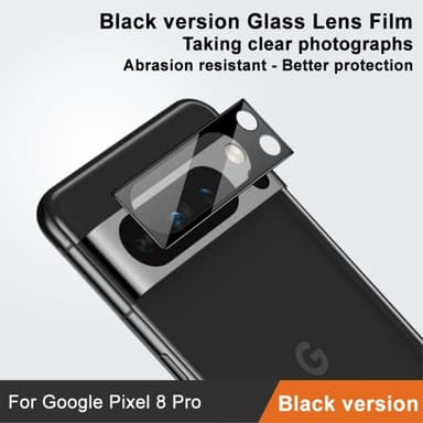 IMAK För Google Pixel 8 Pro kamera linsskydd härdat glas linsfilm