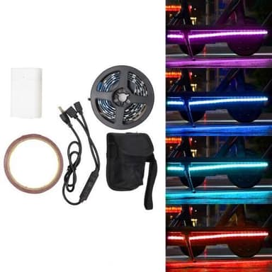 Xiaomi M365 skoter Hög ljusstark LED Strip Light Batteridriven färgglad ljusrep