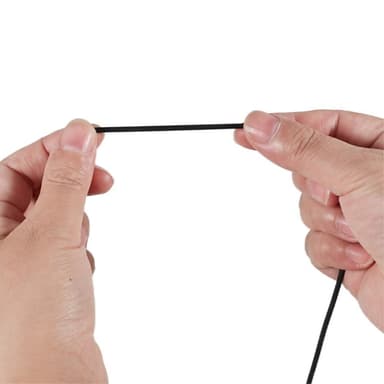 70 cm silikonhalsrem för Apple AirPods - Svart