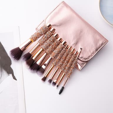 10 st Concealer Blending Blusher Brush makeup Ögonskugga smink