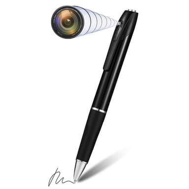Dold Kamera Penna 1080P HD Spy Camera Video för säkerhet
