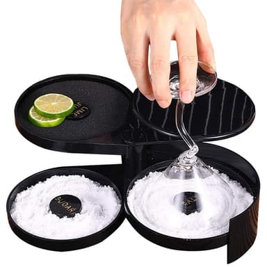 3-lagers Bar Juice Cocktail Socker Salt Rimmer Tool Bartender