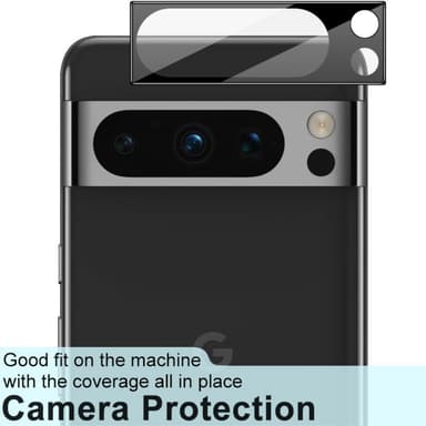IMAK För Google Pixel 8 Pro kamera linsskydd härdat glas linsfilm