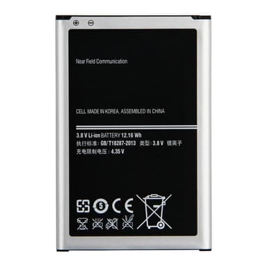 Samsung Galaxy Note 3 N9005 Batteri EB-B800BEBECWW 3.8V 3200mAh