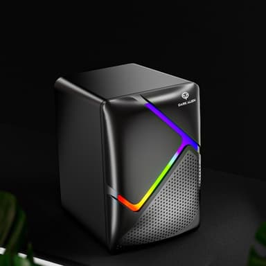 DARK ALIEN USB Stationära Högtalare Dator Laptop Subwoofer RGB